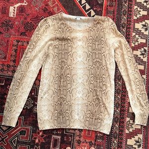 Snakeskin Light Sweater
